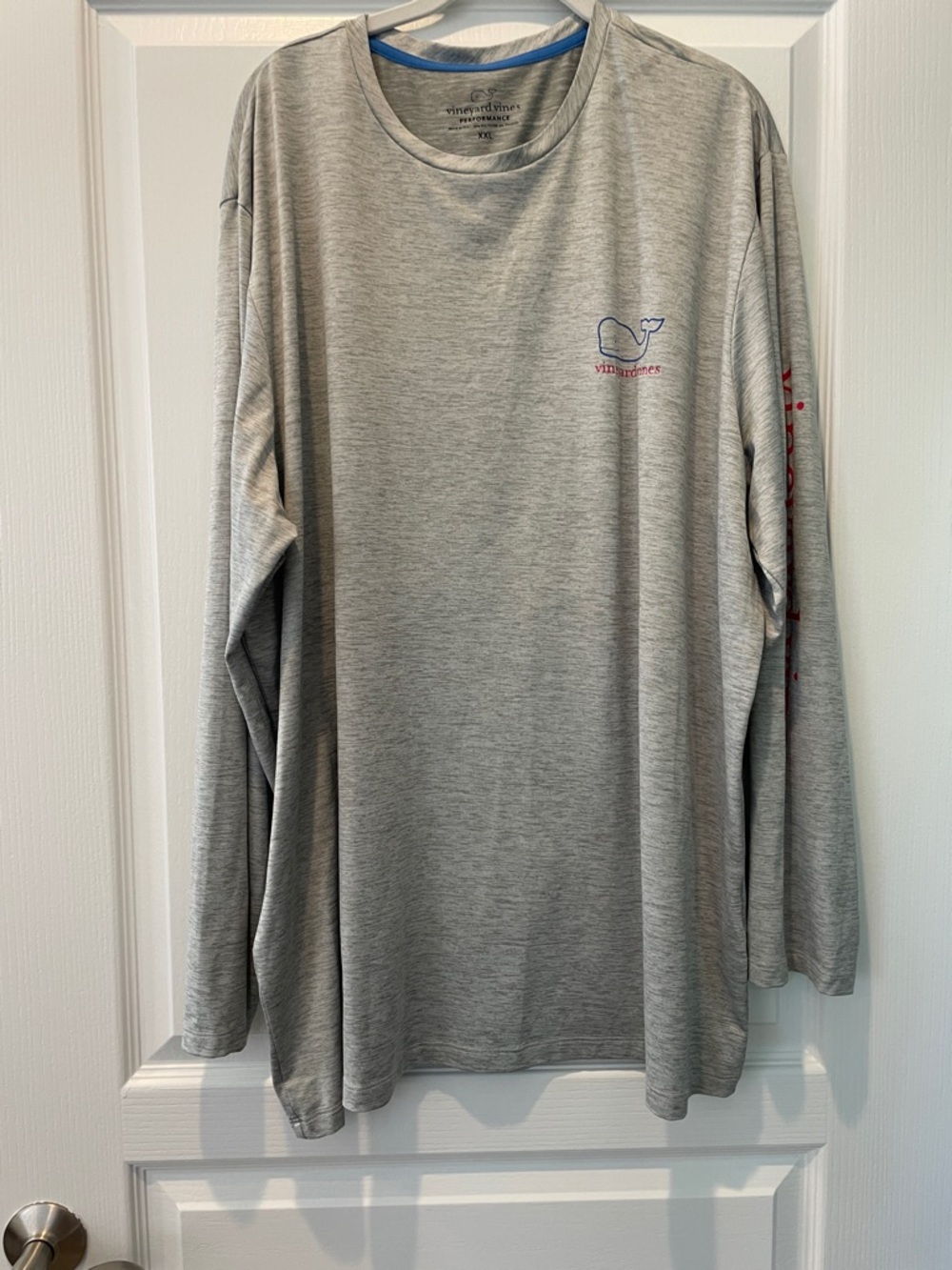 Vineyard‎ Vines Men’s Long-Sleeve Heather Gray Performance Shirt